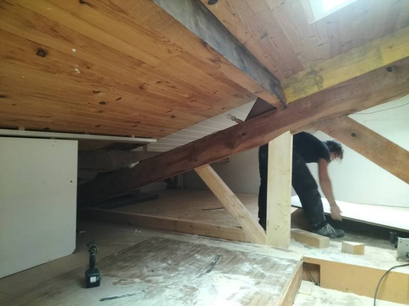 Travaux de combles aménageables. les 2 charpentiers a Toulouse  