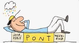 le pont du vendredi 10 mai 2024. 